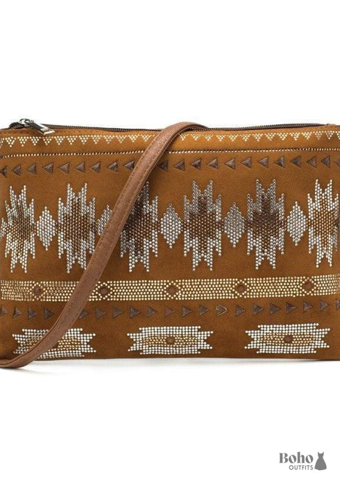 Boho Clutch Bag Olive